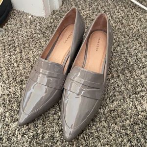 Halogen Never Been Worn Grey Loafer Heels